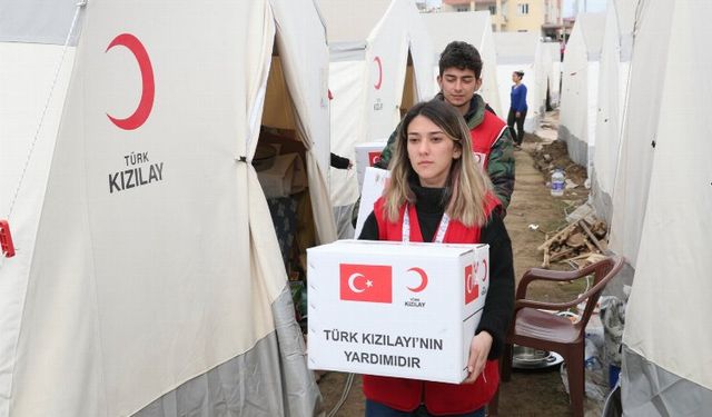 Kızılay hijyen malzemeleri dağıtımlarına ağırlık veriyor