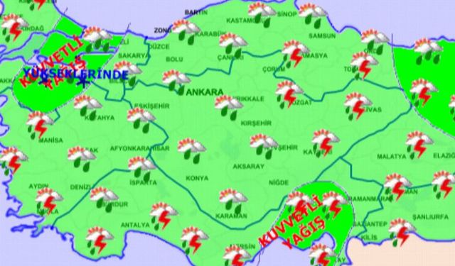 Türkiye' de Hava Durumu: Marmara'ya ciddi uyarı! Kuvvetli yağış ve kar geliyor