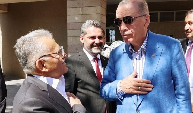 Kayseri'de Cumhurbaşkanı Erdoğan izdihamı