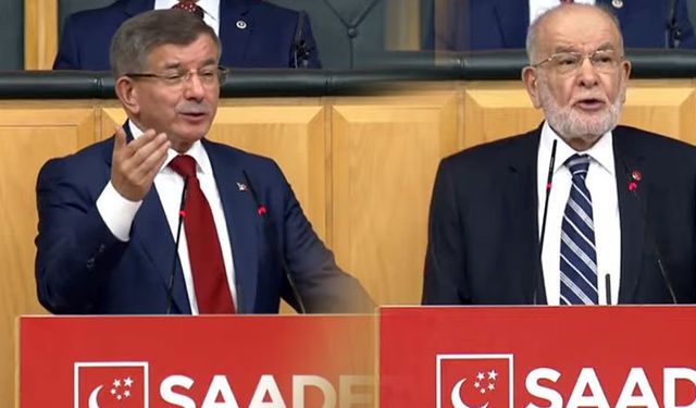 Bir grup iki genel başkan! Saadet Partisi TBMM'de ilk grubunu yaptı