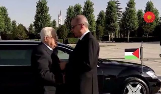 Filistin Devlet Başkanı Mahmud Abbas Türkiye'de