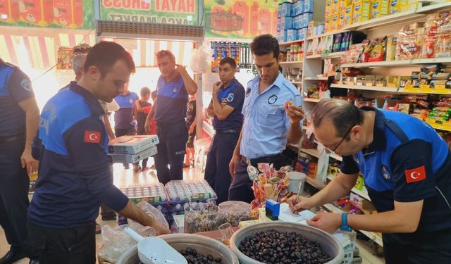 Tarihi geçmiş ürünler zabıtanın dikkatinden kaçmadı 