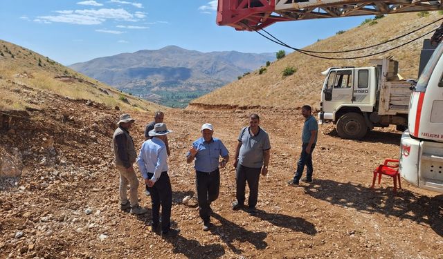 Çelikhan'ın içme suyu sorunu gideriliyor