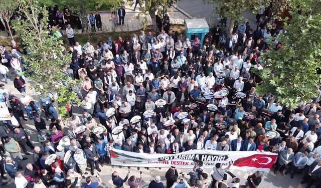 Adıyaman'da İsrail'e Filistin tepkisi  - Videolu Haber