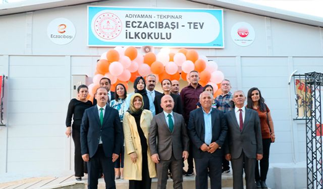 Adıyaman'da Tekpınar Eczacıbaşı – TEV İlkokulu açıldı