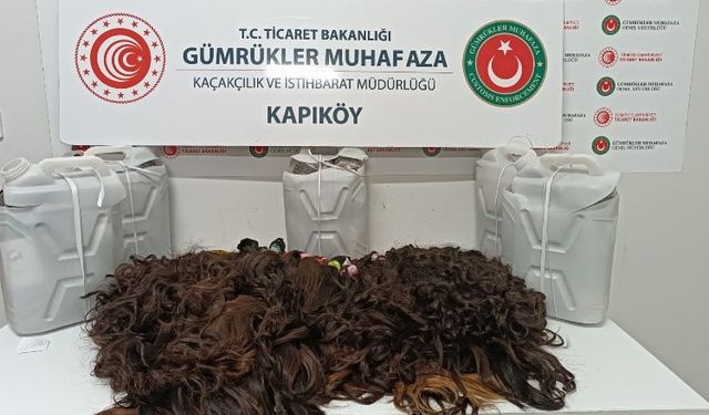 Kapıköy Gümrüğü'nde 'insan saçı' operasyonu