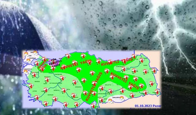 Kuvvetli yağışlara dikkat! Meteoroloji'den ciddi sel uyarısı