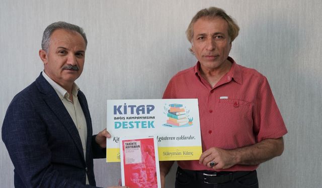Başkan Kılınç'tan Necati Atar’ın kitap kampanyasına büyük destek 