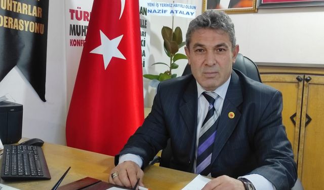 Başkan Taş: Muhtarlar Gününü buruk kutluyoruz