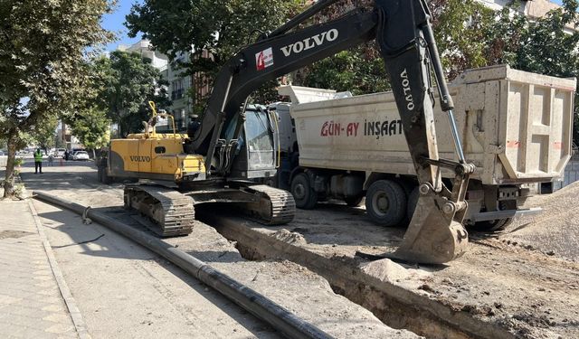 FRIT Projesi İle içme suyu hattı çalışmaları devam ediyor 