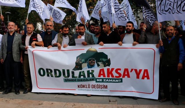 Köklü Değişim Adıyaman Temsilciliği'nden Filistin'e destek  - Videolu Haber