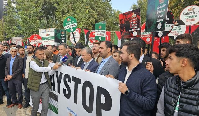 Adıyaman AK Gençlik’ten İsrail’e ‘Say Stop’ açıklaması  - Videolu Haber