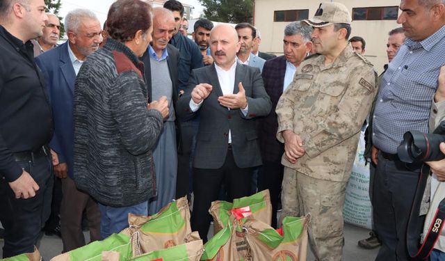 Adıyamanlı 760 çiftçiye 392 ton buğday, nohut ve mercimek tohumu dağıtıldı