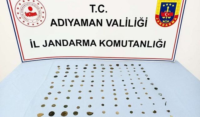 Adıyaman Jandarması'ndan tarihi eser operasyonu