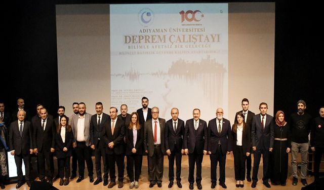 ADYÜ' de “Bilimle Afetsiz Bir Geleceğe” Temalı Deprem Çalıştayı