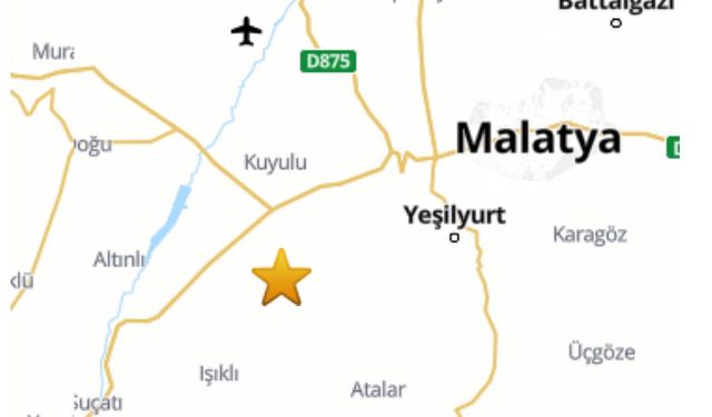 Malatya Yeşilyurt'ta 4.6 büyüklüğünde deprem meydana geldi