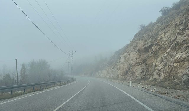 Malatya'da yoğun sis etkili oldu