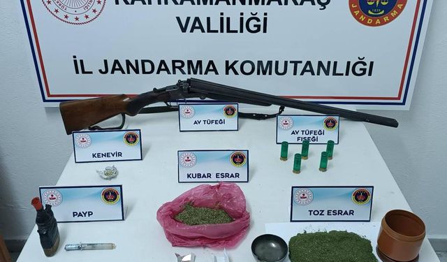 Afşin’de uyuşturucu operasyonu: 3 gözaltı  