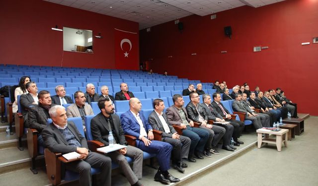 Değerlendirme toplantısında şube müdürleri bir araya geldi