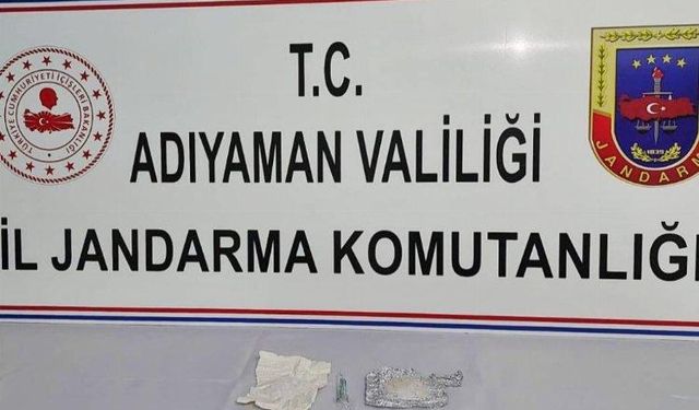 Adıyaman'da uyuşturucu madde ele geçirildi