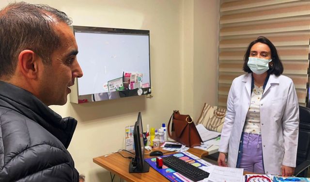 Başhekim Doç.Dr. Mehmet Şirik'ten sağlık personellerine teşekkür ziyareti