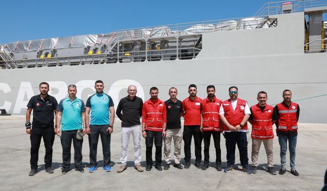 Kızılay’ın Gazze’ye gönderdiği yardım Gemisi Mısır’a ulaştı 
