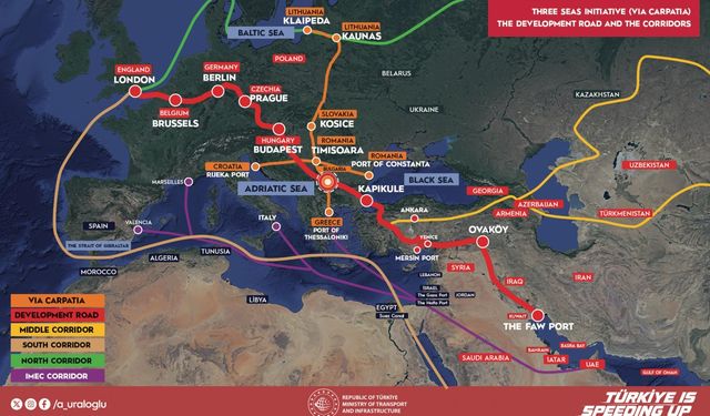  Bakan Uraloğlu: Otoyol ile Ortadoğu'daki ticaret yolları Türkiye üzerinden bütün Avrupa'ya bağlanacak 