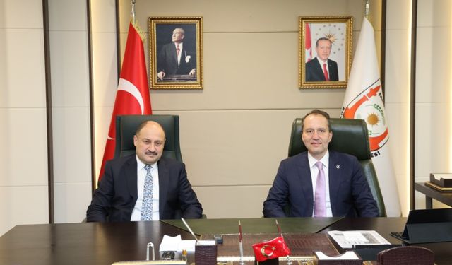 Yeniden Refah Partisi lideri Erbakan’dan başkan Gülpınar’a ziyaret   - Videolu Haber