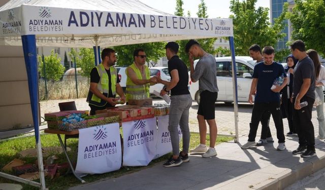 Adıyaman Belediyesi YKS’de öğrencileri yalnız bırakmadı  - Videolu Haber