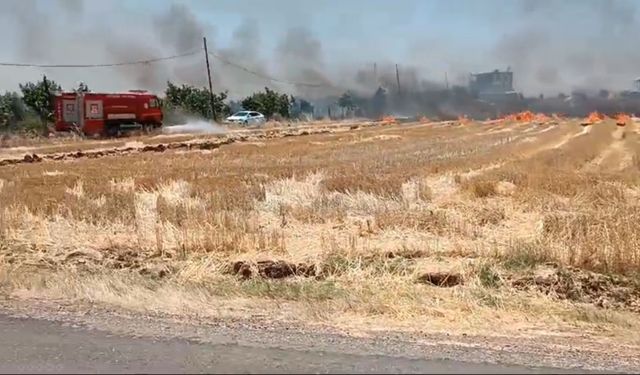 Adıyaman'ın Bozhöyük Köyü’nde çıkan yangın korkuttu  - Videolu Haber