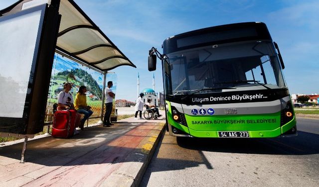 Sakarya'da otobüsler bayramın 4 günü de ücretsiz