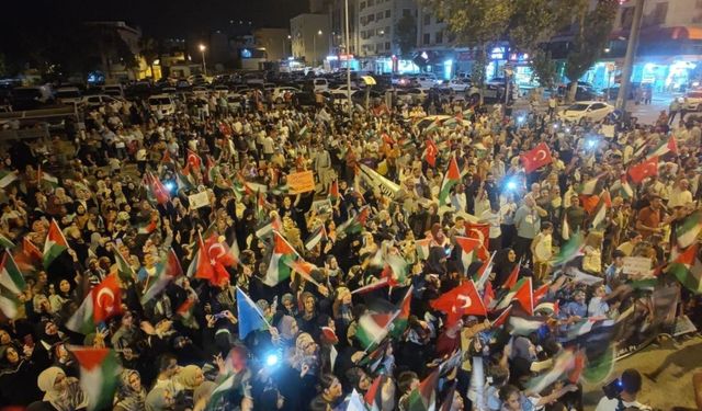 Adıyaman'da İsrail'in Gazze saldırıları protesto edildi  - Videolu Haber