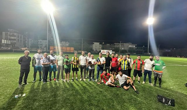 Uyuşturucuya Geçit Vermeyeceğiz Futbol Turnuvası sona erdi 