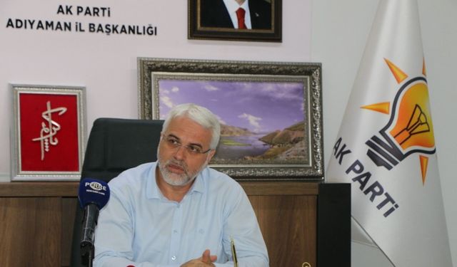 AK Parti İl Başkanı Kablan: 'Çarşı projesi Adıyaman’ın geleceğini şekillendirecek'  - Videolu Haber