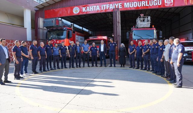 Kahta Belediyesi, İtfaiyeciler Haftası’nı kutladı