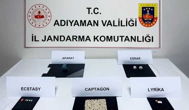 Adıyaman'da uyuşturucuya 1 gözaltı 