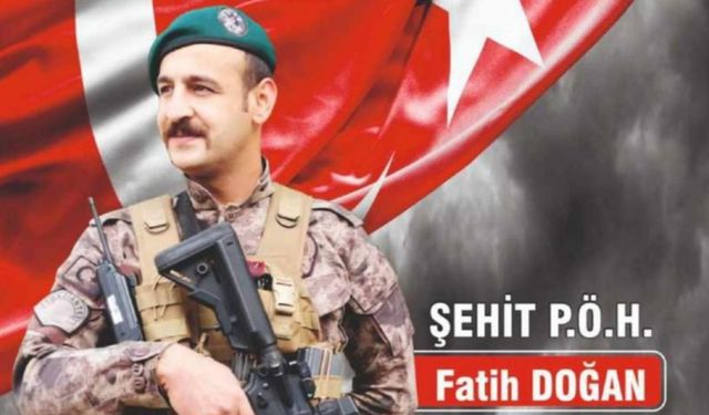 Adıyamanlı Şehit Özel Harekat Polisi Fatih Doğan şehadetinin yıldönümünde anılıyor