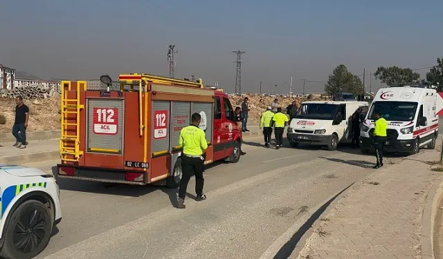 Adıyaman otogar girişinde kaza