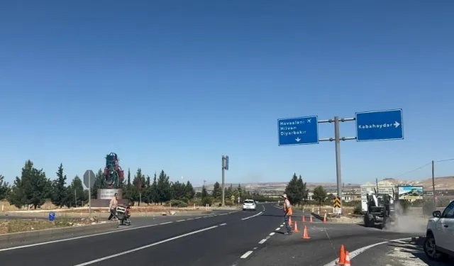 Şanlıurfa-Diyarbakır Yolu Kabahaydar Kavşağına sinyalizasyon sistemi kuruldu