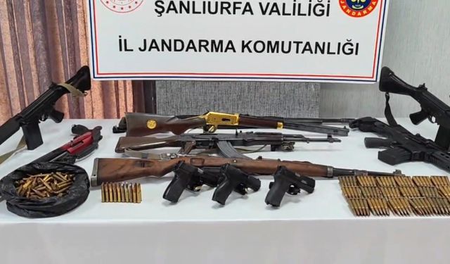 Şanlıurfa’da silah kaçakçılığı operasyonu: 7 gözaltı 