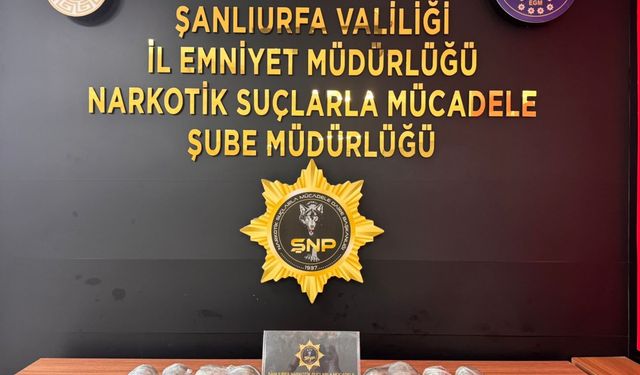 Şanlıurfa’daki uyuşturucu operasyonunda 16 tutuklama 