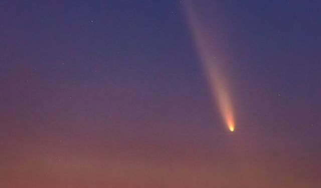 Son 13 yılın en parlak kuyruklu yıldızı, Siverek'ten görüldü 