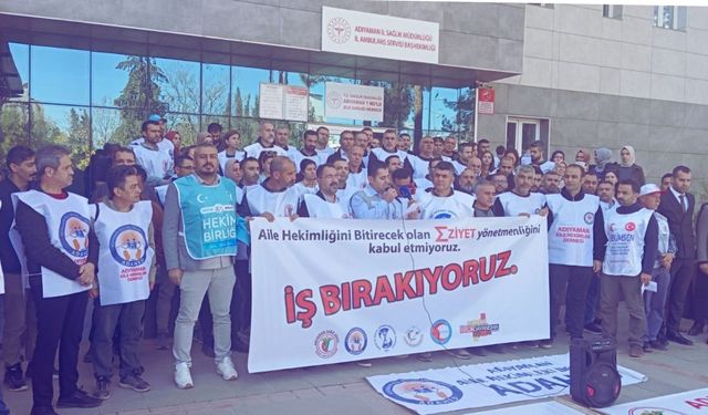 Adıyaman’da sağlık çalışanları 3 gün iş bırakma kararı aldı 