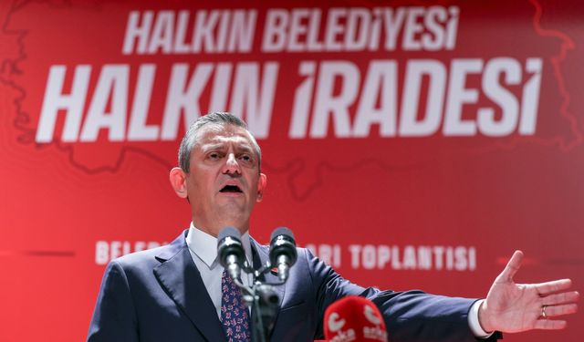 CHP Lideri Özgür Özel: 'Millet ilk seçimde gereken dersi verecek' 