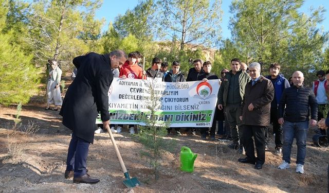 Adıyaman’da ÇEDES Projesi Kapsamında fidan dikim etkinliği gerçekleştirildi