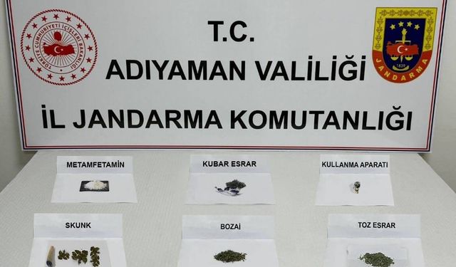 Adıyaman'da uyuşturucu operasyonuna 31 gözaltı 