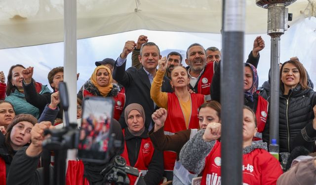 CHP Lideri Özgür Özel, Polonez işçilerine destek verdi: 'Tüketimden gelen gücümüzü göstereceğiz' 