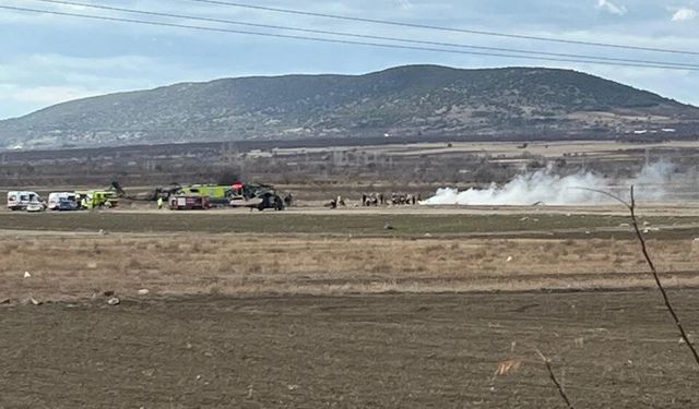 Isparta'da askeri helikopter düştü: 1'i tuğgeneral 6 askerimiz şehit