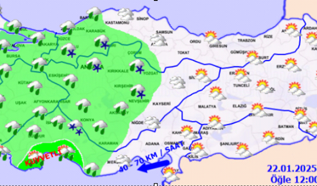 Yurtta bugün hava nasıl olacak?