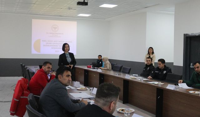 Adıyaman’da Yerel Düzey Afet Sağlık Çalışma Grubu toplantısı düzenlendi 